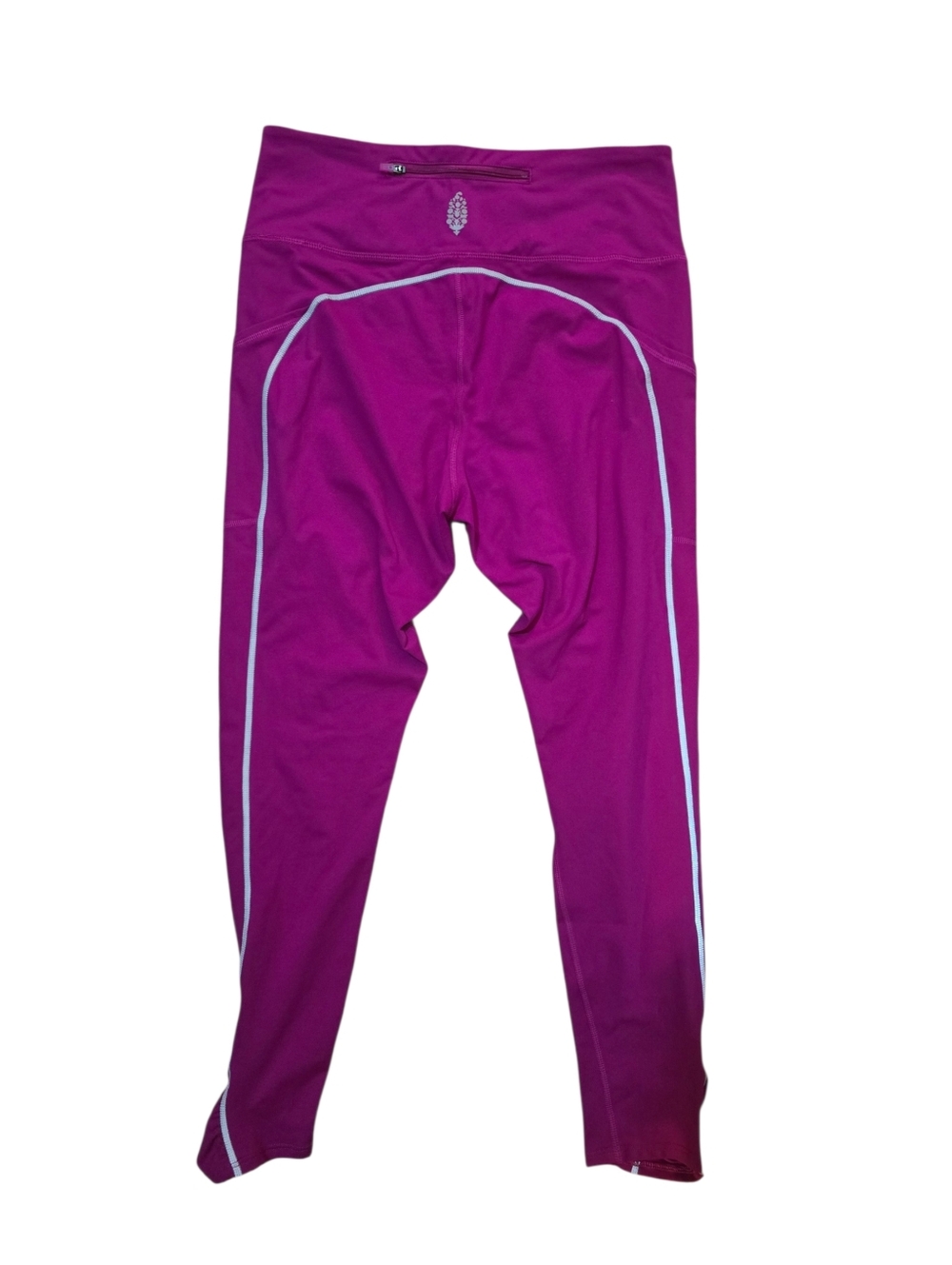 Free People Magenta High-Rise Leggings with Side Pockets